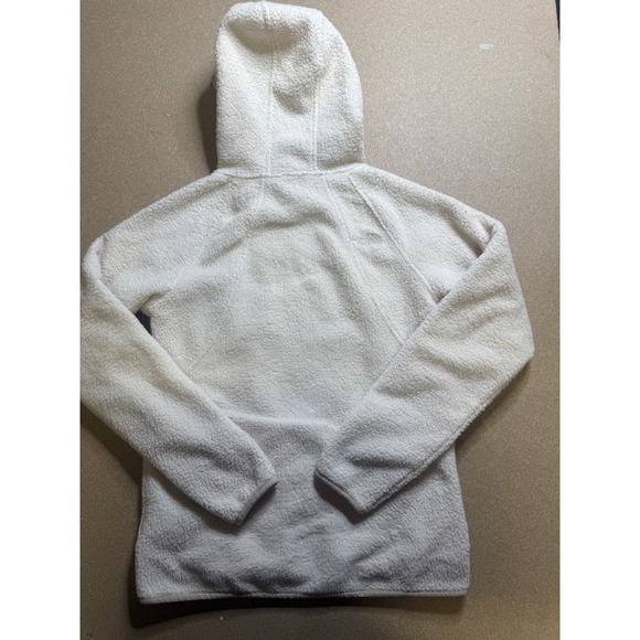 The North Face Osito Cream Fleece Hooded Pullover Cozy Comfy Womens Small S - Picture 7 of 8